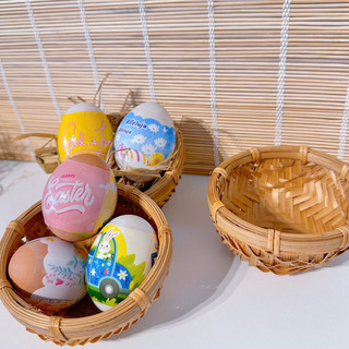 1 RỔ ĐAN ĐỰNG TRỨNG PHỤC SINH tặng RƠM TRANG TRÍ EASTER EGG