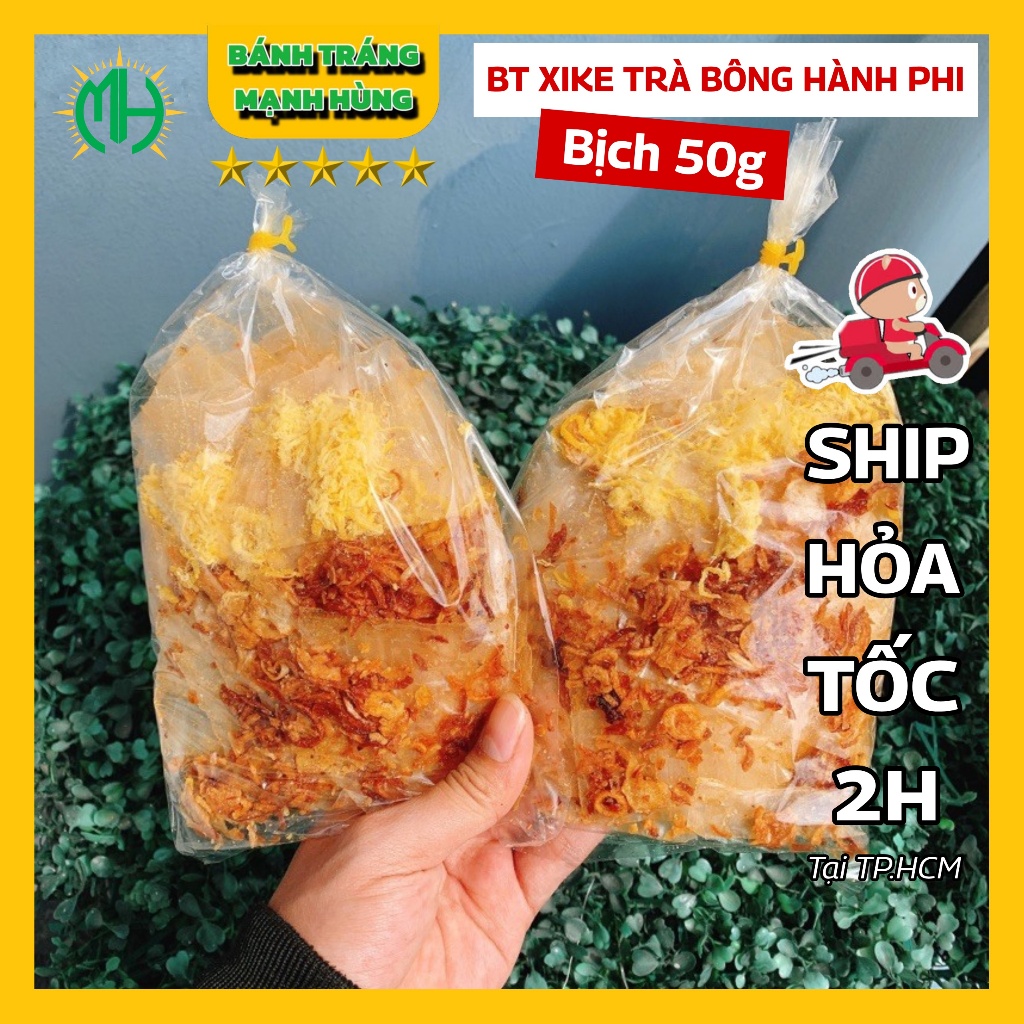 BÁNH TRÁNG XIKE CHÀ BÔNG HÀNH PHI