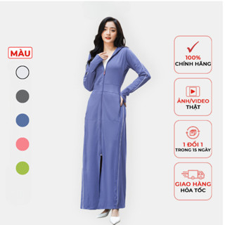 [ Chống Tia UV ] Áo Chống Nắng toàn thân nữ Cao Cấp dáng dài, váy chống nắng chống tia Uv>98% thông hơi thoáng mái