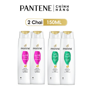 Combo 2 Chai Dầu Gội PANTENE Pro-V 150ML Ngăn Rụng Tóc/ Mượt Mà Óng Ả