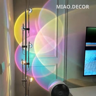 Đèn nhiều bóng Hoàng Hôn , LED Sunset , đèn Decor cây đứng thân cao khung Inox ca cấp