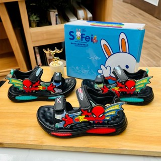 Dép quai hậu bé trai , sandal siêu nhân kiểu dáng thể thao đế mềm chống trơn trượt phong cách hè  mã 210