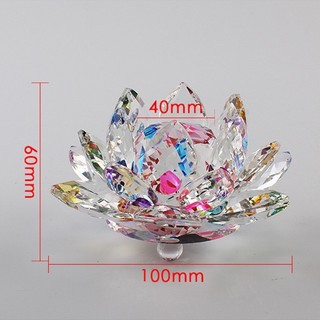 Hoa sen Pha Lê phong thủy trang trí bàn Phật - HS001