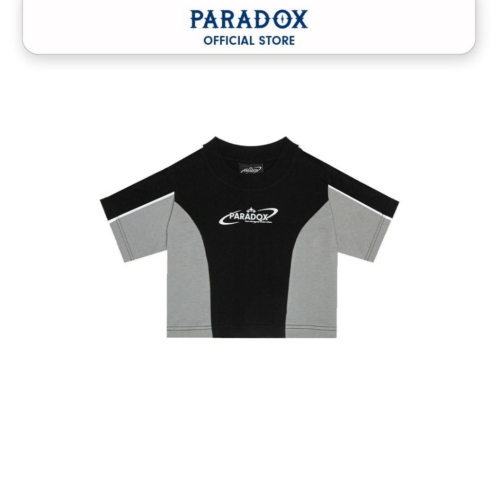 Áo thun croptop Paradox - High-class Coll. - BLEAK - Xám