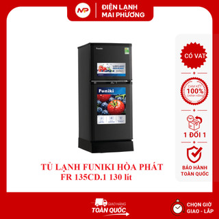 [SHIP HỎA TỐC HN] TỦ LẠNH FUNIKI HÒA PHÁT FR 135CD.1 130 lít - Hàng chính hãng (Bảo hành 30 tháng)