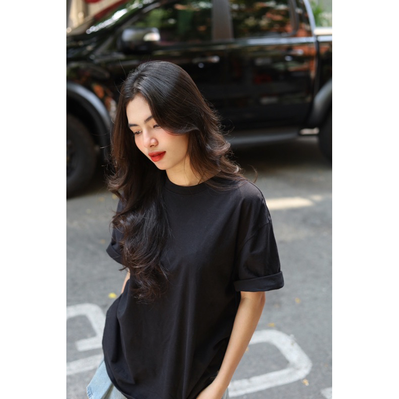 Áo thun trơn form Oversize premium 250GSM _krakendrk