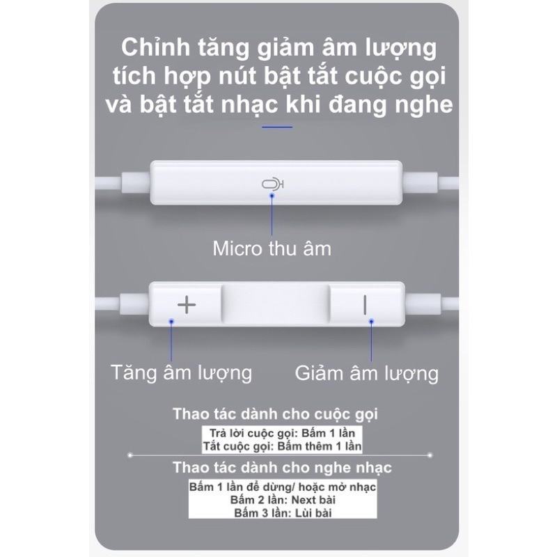Tai Nghe Chân Dẹp và chân tybe  Zin chuẩn| Không Cần Bluetooth| Nghe Nhạc Bass Hay Dùng Từ 7 Trở Lên | BigBuy360 - bigbuy360.vn