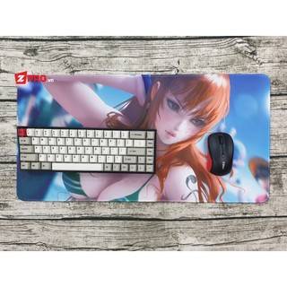 Lót chuột One Piece Nami (Fanart - 60x30cm)