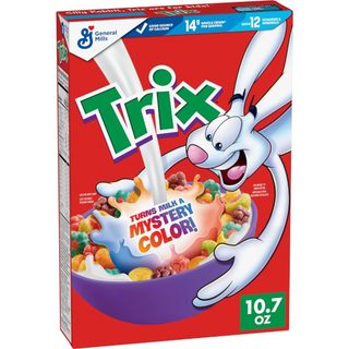 Ngũ cốc ăn sáng trái cây Trix Fruity Breakfast Cereal, 6 Fruity Shapes, Whole Grain