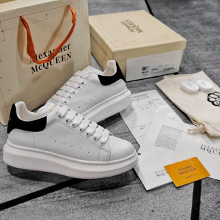 Hàng best quality  Giày Alexander McQueen gót nhung hàng full box, hàng