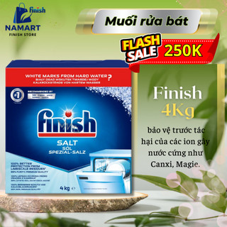 Muối Finish dành cho máy rửa bát/ máy rửa chén