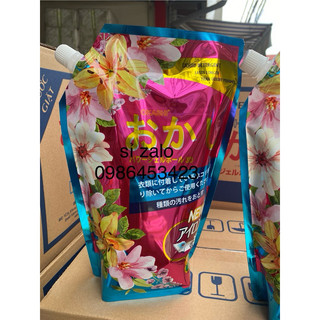Túi nước giặt OKASHI 2L xuất nhật siêu thơm đậm đặc hàng chuẩn công ty