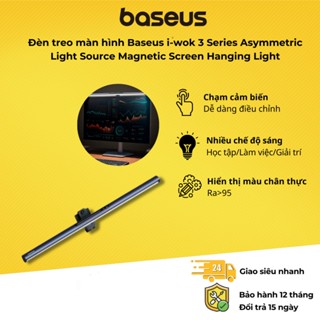 Đèn treo màn hình đa năng Baseus i-wok 3 Series Asymmetric Light Source Magnetic Screen Hanging Light