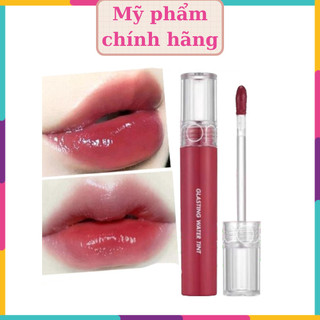 Son romand bóng glasting water tint màu 05 rose splash cánh hồng khô 5ml