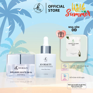 Bộ 2 sản phẩm Trắng Da Ngừa Nám KN Beauty chuyên sâu: Kem dưỡng 25g + Serum 30ml