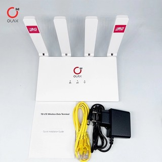 Bộ phát wifi từ sim 4g olax mc50, R311 Pro cổng lan Bộ định tuyến 4G, Kết nối nhiều thiết bị, cho lắp đặt camera, oto