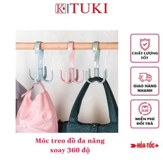 Móc treo đồ đa năng xoay 360 độ