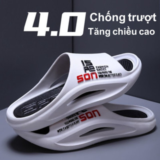 Dép lê thời trang nam nữ hàng mới về 2024, 4CM dày dặn, kiểu dáng cá tính, chất liệu cao su đúc cao cấp, Chống trượt mạn