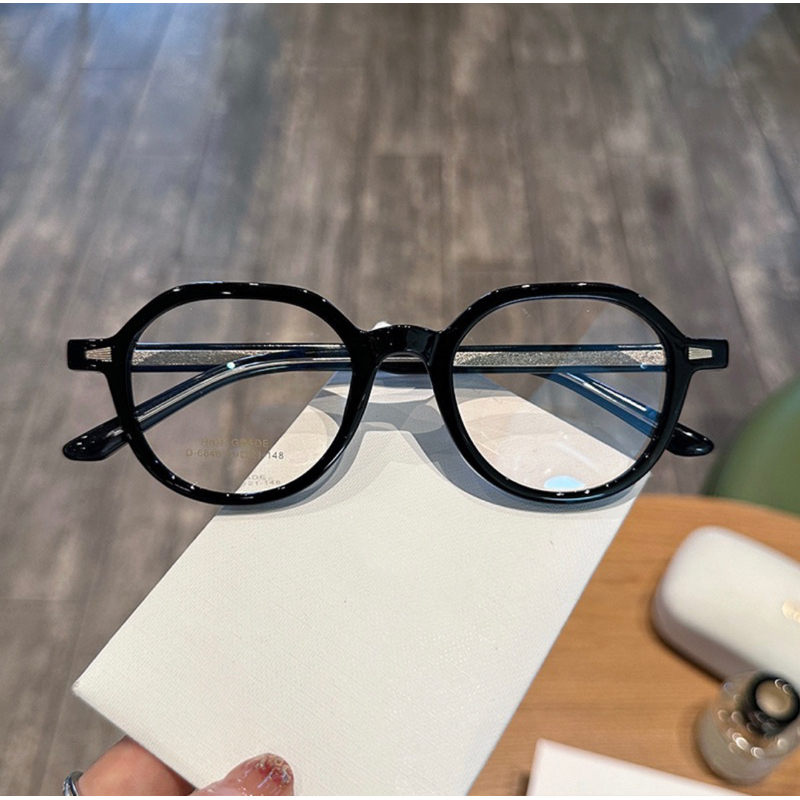 Gọng kính cận nhựa gọng oval TYSON kính mắt thời trang nam nữ lắp cận kèm hộp khăn GỌNG KÍNH TYSON 6