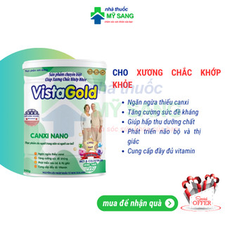 Sữa bột Vistagold canxi nano cho xương khớp chắc khỏe lon 900g