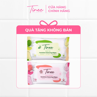 [QUÀ TẶNG KHÔNG BÁN] Khăn ướt vệ sinh phụ nữ Tinee ngẫu nhiên 10 tờ/ gói