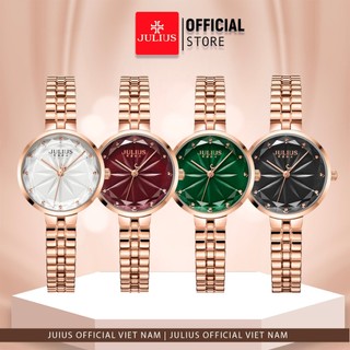 Đồng hồ nữ julius ja-1278 dây thép | julius official
