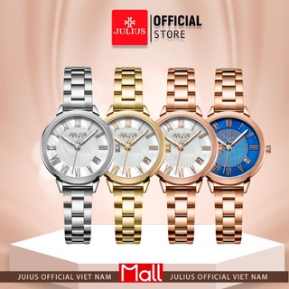 Đồng hồ nữ Julius Star JS-015 dây thép | Julius Official
