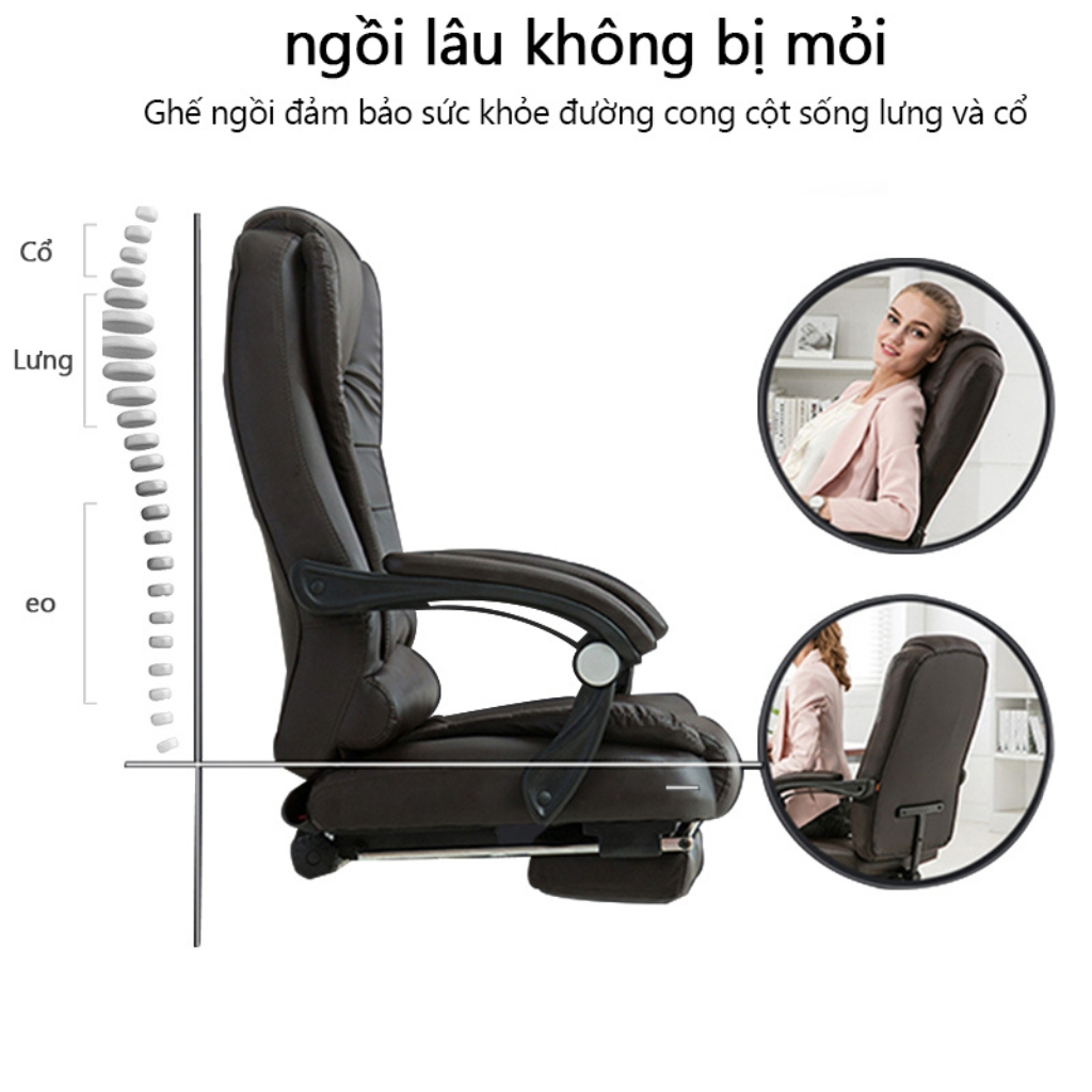 Ghế Xoay Văn Phòng Có Massage Êm Ái Giảm Đau Lưng Hiệu Quả, Gaming Chair Có Chân Xoay 360 Độ Tùy Chỉnh Độ Cao Của Ghế | BigBuy360 - bigbuy360.vn