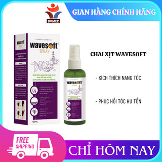 Chai xịt wavesoft - kích thích nang tóc, phục hồi tóc hư tổn