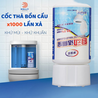 Cốc Thả Bồn Cầu Dạng Nước Thiết Kế Nắp Cốc Thông Minh Sử Dụng Trên 1000 Lần Xả Tiết Kiệm Dolly House