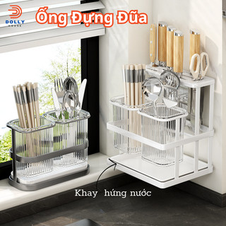 Ống đựng đũa, Kệ để giao thớt chịu lực lớn khung viền làm bằng thép các bon không gỉ, ống làm bằng nhựa PP cứng xịn