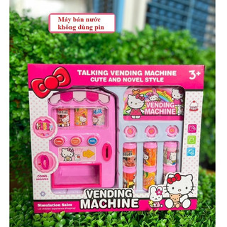 Đồ chơi máy bán nước tự động, máy bán nước ngọt hello kitty cho bé