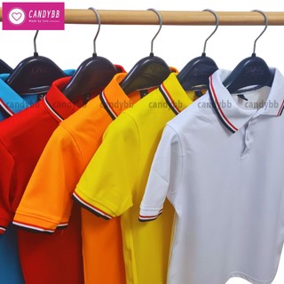  Áo thun POLO Cổ Trụ bé trai và bé gái chất cotton thoáng mát thấm hút mồ hôi size 10-60kg 