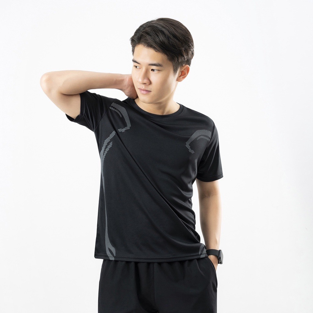 Áo Thể Thao Nam thun lạnh tập gym cổ tròn ngắn tay vải thoáng mát | BigBuy360 - bigbuy360.vn