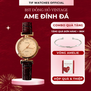 Đồng hồ nữ ame tif watches phong cách hàn quốc thanh lịch tinh tế dễ phối đồ