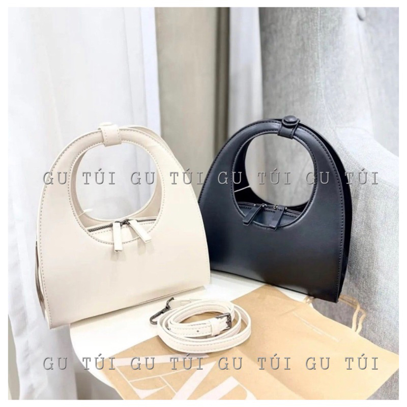 Túi Xách zara cầm tay kèm quai chéo da mềm giá sale