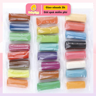 Đất nặn 12 Màu sắc AN TOÀN từ bột mì cho bé chơi nấu ăn, đồ hàng, làm kem làm bánh mì Đồ chơi bé trai bé gái 3 4 5 6 tuổ