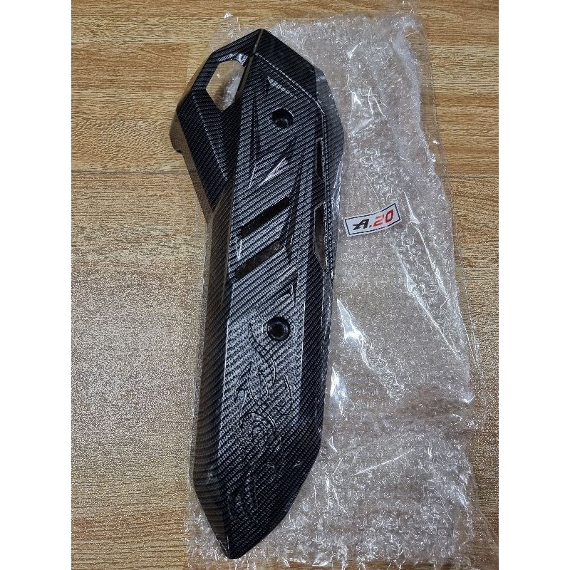 Ốp pô xe AB Air Blade đời 2020-2021, ốp bô carbon AB 2020-2021 siêu đẹp