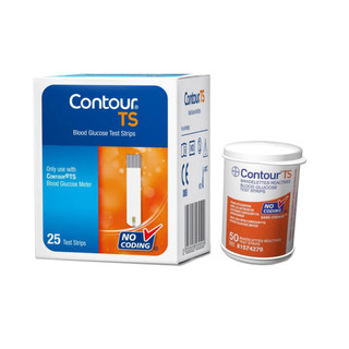 Que thử đường huyết Bayer Contour TS 25 date 6/2025