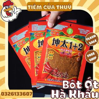 Bột ớt tê cay trung quốc, bột ớt siêu cay - gia vị bột ớt trộn cay tê gói 40g