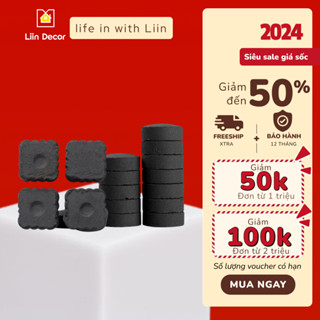 Than Hoa Không Khói, Than Hoa Nướng Thịt, Dùng Cho Bếp, Lò An Toàn Cho Sức Khoẻ Liin Decor