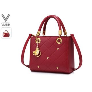 Túi Đeo Chéo Nữ Đẹp Just Star ViAnh Store Thời Trang Đi Làm Đi Chơi 172633B Charm Gấu