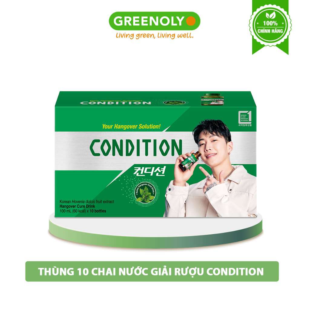 Inno.N Hộp Quà 10 Chai Nước Giải Rượu Condition 100ml x10 chai