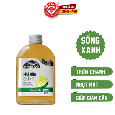 Mật ong chanh - Rừng Nhiệt Đới TROPICAL FOREST 360g/chai - tiện lợi, ngon