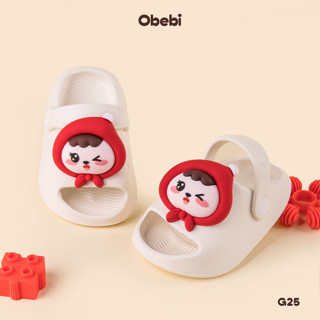 Dép Cross Bé Đào, Dép Bánh Mì Dễ Thương Cho Bé OBEBI G25