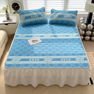 Chiếu điều hòa cao su non tencel latex mẫu coco mới nhất 2024, chiếu nệm mủ cao su non hàng cao cấp