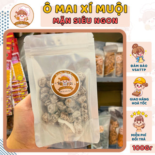 100g Ô mai xí muội mơ mặn chua ngọt Ăn Vặt Vui