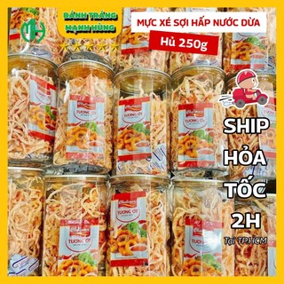 MỰC XÉ SỢI HẤP NƯỚC DỪA HỦ 250g ĂN VẶT MẠNH HÙNG GIÁ RẺ SÀI GÒN