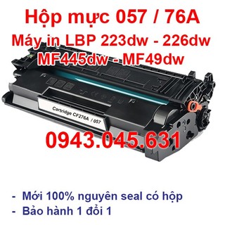 Hộp mực 057 - hộp mực canon 226dw dùng cho máy in canon lbp 226dw, 223dw, 236dw - 76a