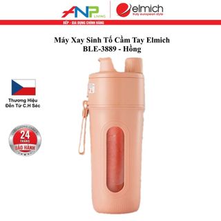Máy Xay Sinh Tố Cầm Tay Elmich BLE-3889 (Dung Tích 350ml, Công Suất 55W)
